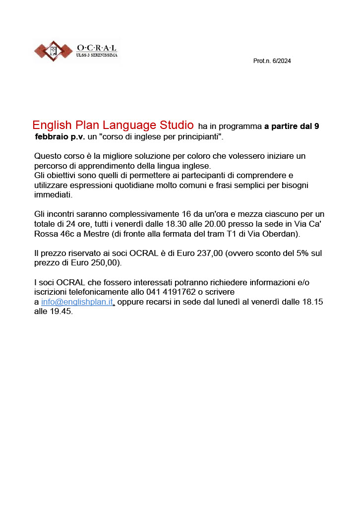 OCRAL-Venezia-english-plan-language-studio